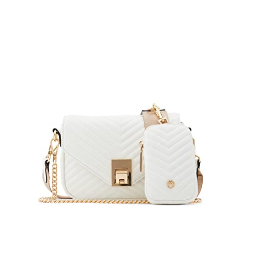 ALDO Damen Unilax Crossbody Bag, Weiss/opulenter Garten von ALDO