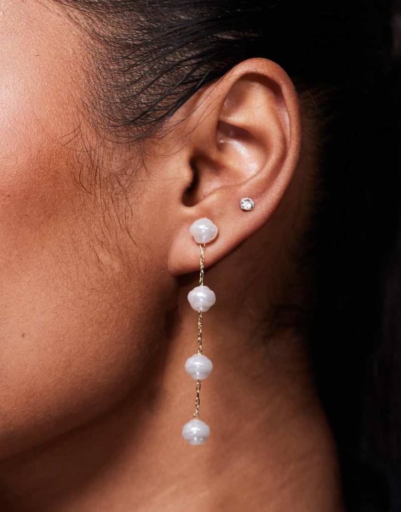 ALDO - Laperlle - Vergoldeter Ohrhänger mit Perle-Goldfarben von ALDO