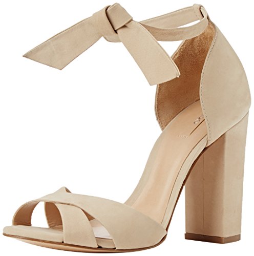 ALDO MADRUZZO, Damen Knöchelriemchen Sandalen, Beige (Bone Nabuck/33), 40 EU von ALDO