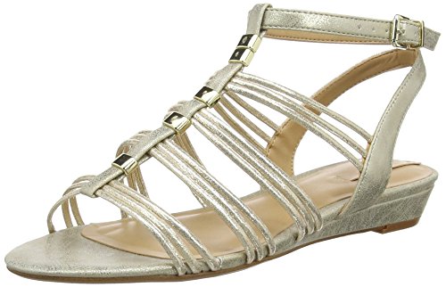 ALDO MAZIE, Damen T-Spangen Sandalen , Beige (Champagne/85), 38 EU von ALDO