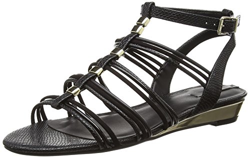 ALDO MAZIE, Damen T-Spangen Sandalen , Schwarz (Black Multi/90), 38 EU von ALDO