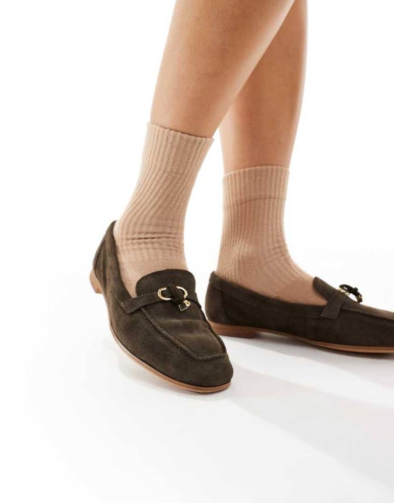 ALDO - Yblide - Loader aus Wildleder in Dunkelgrün mit Quaste von ALDO