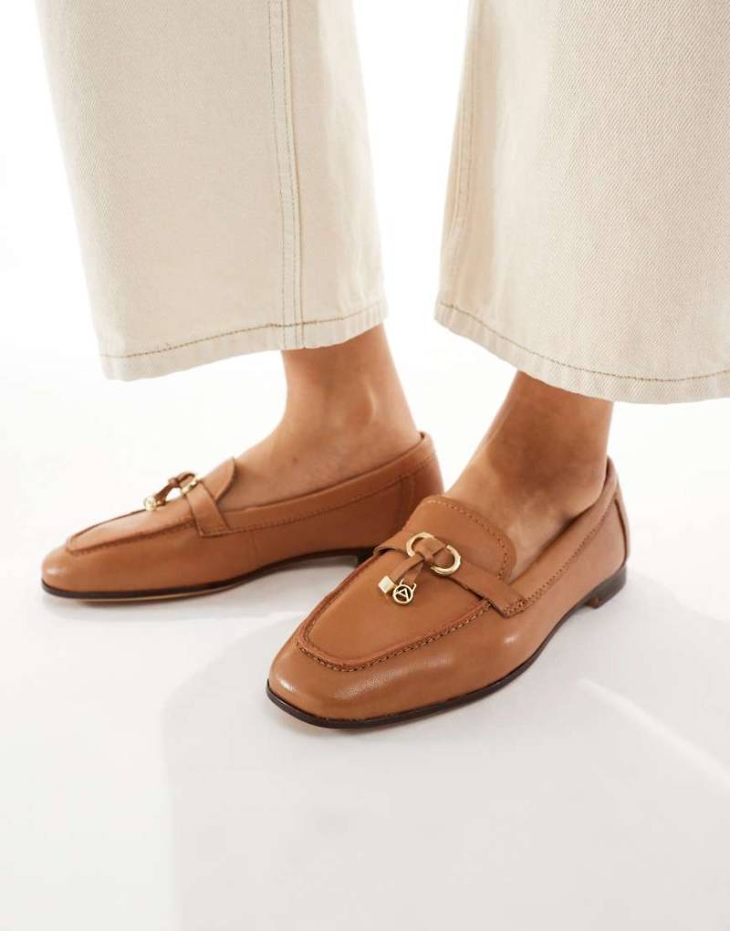 ALDO - Yblide - Loafer aus Leder in Braun mit Quaste-Brown von ALDO