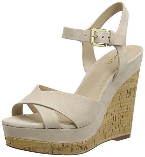 Aldo Damen Madyson Riemchensandalen, Off-White (Bone), Gr. 38.5 EU ( 5.5 UK) von ALDO