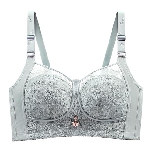 ALDOLA BH große brüste starker Halt BH ohne bügel Grün Damen BH Vollschalen starker Halt klassischer BH Bra weich bequem unsichtbar nahtlos Unter der Kleidung BH (Größe：120E) von ALDOLA