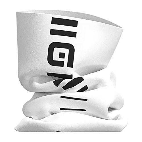 ALE(アレ) Unisex Identity Tubular Multifunktionale Kopfbedeckung, weiß/schwarz, Einheitsgröße von ALE'