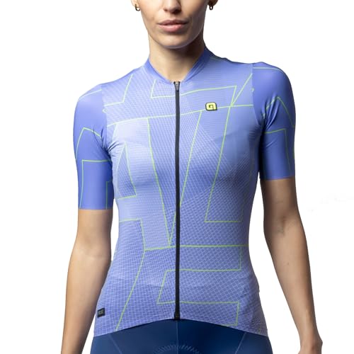 Alé Cycling Damen Pr.e Synergy Kurzärmeliges Jersey, Wisteria, M von ALE'