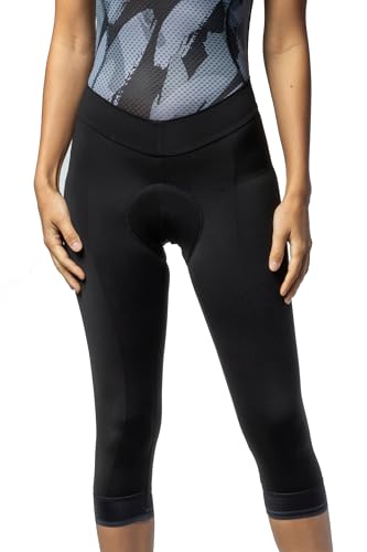 Alé Cycling Damen Pragma Classico 3/4 Radhose, Schwarz/Anthrazit, XXL von ALE'