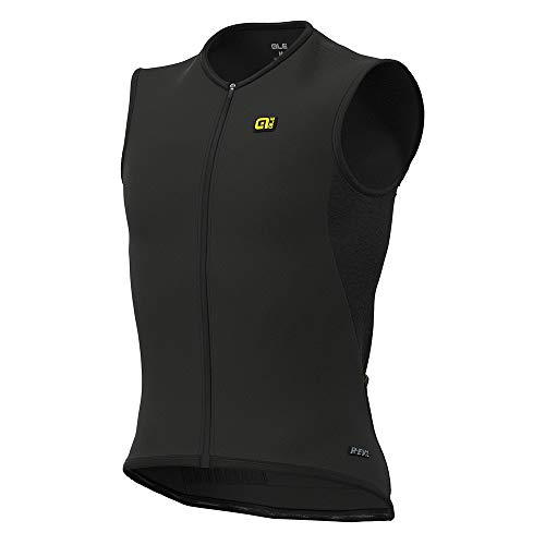 Alé Cycling Herren R-ev1 Thermo Weste, Schwarz, S von ALE'