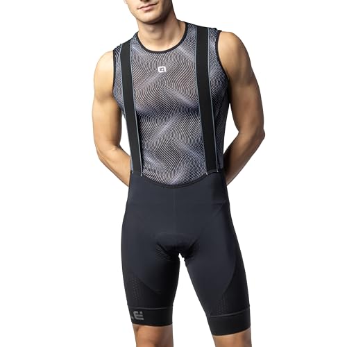 Alé Cycling Herren R-ev1 Velocity HD2 Trägerhose, Schwarz, L von ALE'