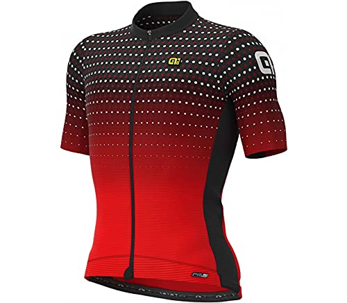 Alé Cycling PR-S Bullet Kurzarm Trikot Herren schwarz/rot Größe S 2021 Radtrikot kurzärmlig von ALE'