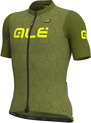 Alé Cycling Solid Cross Kurzarm Trikot Herren Green Größe XL 2021 Radtrikot kurzärmlig von ALE'