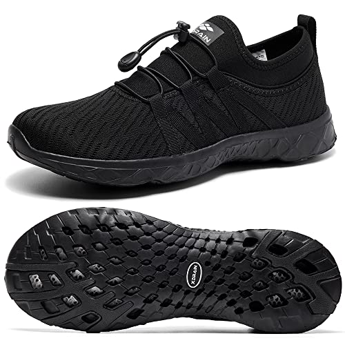 ALEADER Schnell trocknende Aqua-Wasserschuhe für Herren, 1/All Black, 42 EU ALEADER Schnell trocknende Aqua-Wasserschuhe für Herren, 1/All Black, 42 EU von ALEADER