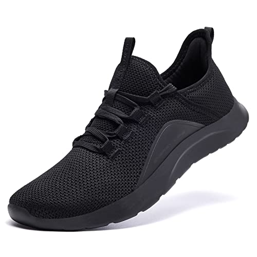 ALEADER Sneaker Damen Laufschuhe - Atmungsaktive Sportschuhe für Jogging, Workout, Freizeit drinnen Turnschuhe, barfussähnliche Schuhe für Damen Durchgehend schwarz 37 EU von ALEADER