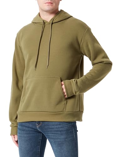 ALEKO Men's KLEKO Sportlicher Stretch-Strickpullover für Herren Polyester Oliv Größe S Hooded Sweatshirt, S von ALEKO