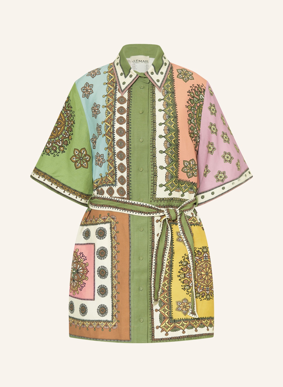 Alémais Hemdblusenkleid Contina gruen von ALÉMAIS