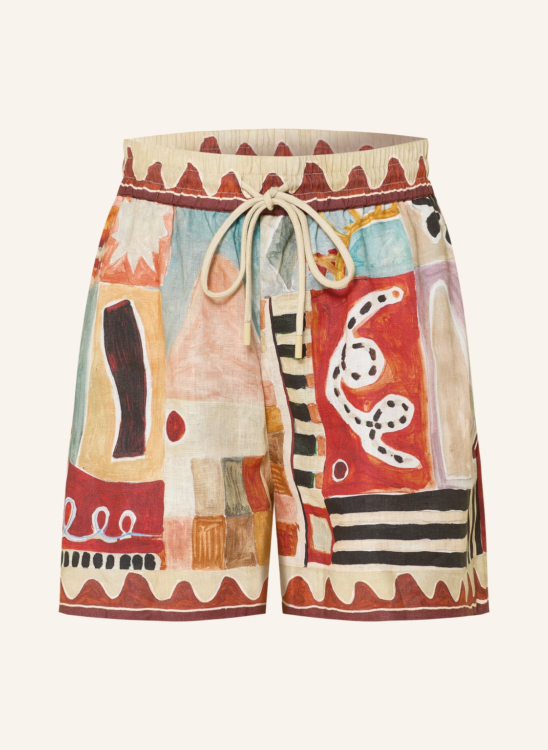 Alémais Leinenshorts Michelle beige von ALÉMAIS