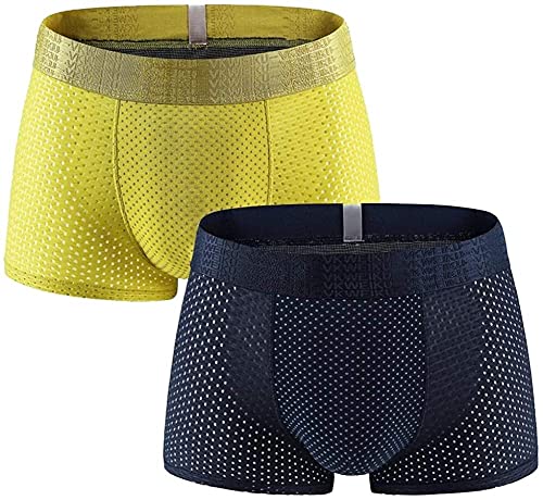 ALEPXS Hohe Qualität Gesundheitspflege Magnetische Boxer Mesh Cotton U Convex Therapie Unterhosen for Männer(Size:XXL) von ALEPXS