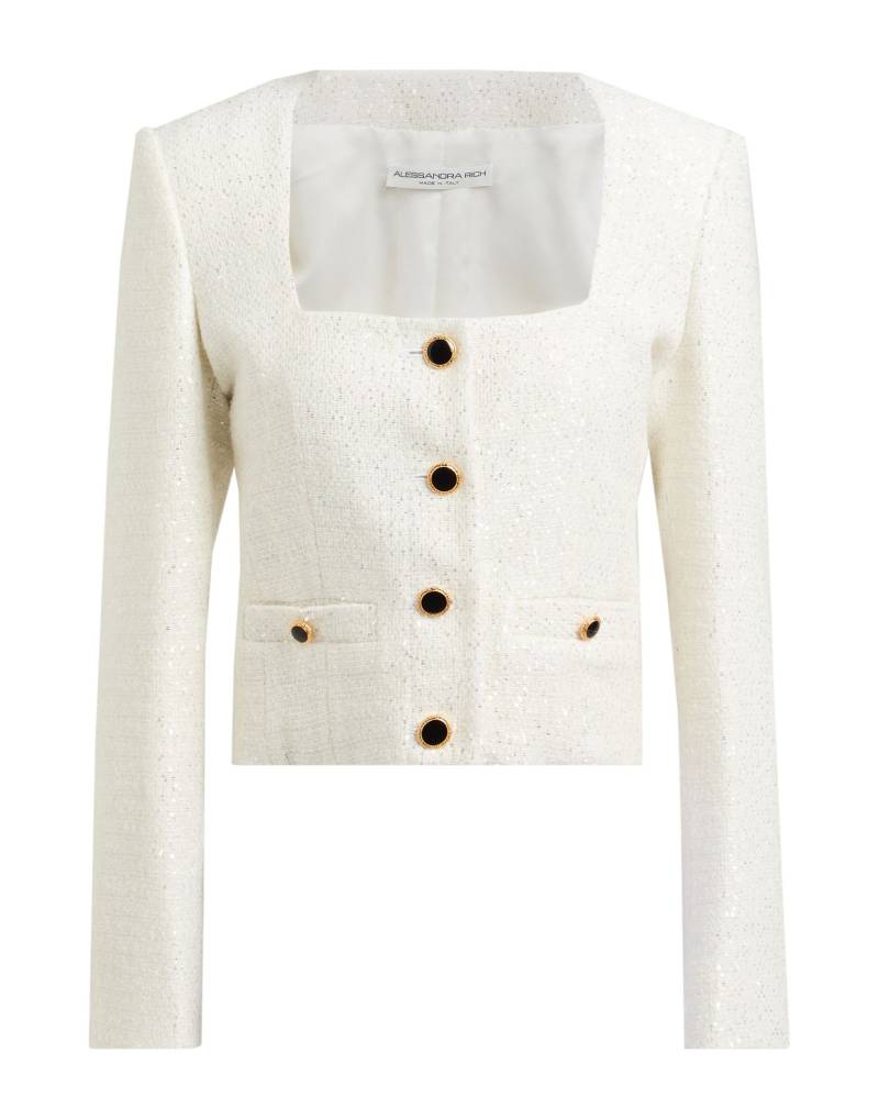ALESSANDRA RICH Jacke & Anorak Damen Elfenbein von ALESSANDRA RICH