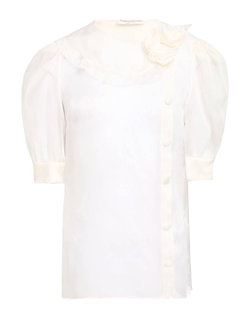 ALESSANDRA RICH Hemd Damen Off white von ALESSANDRA RICH