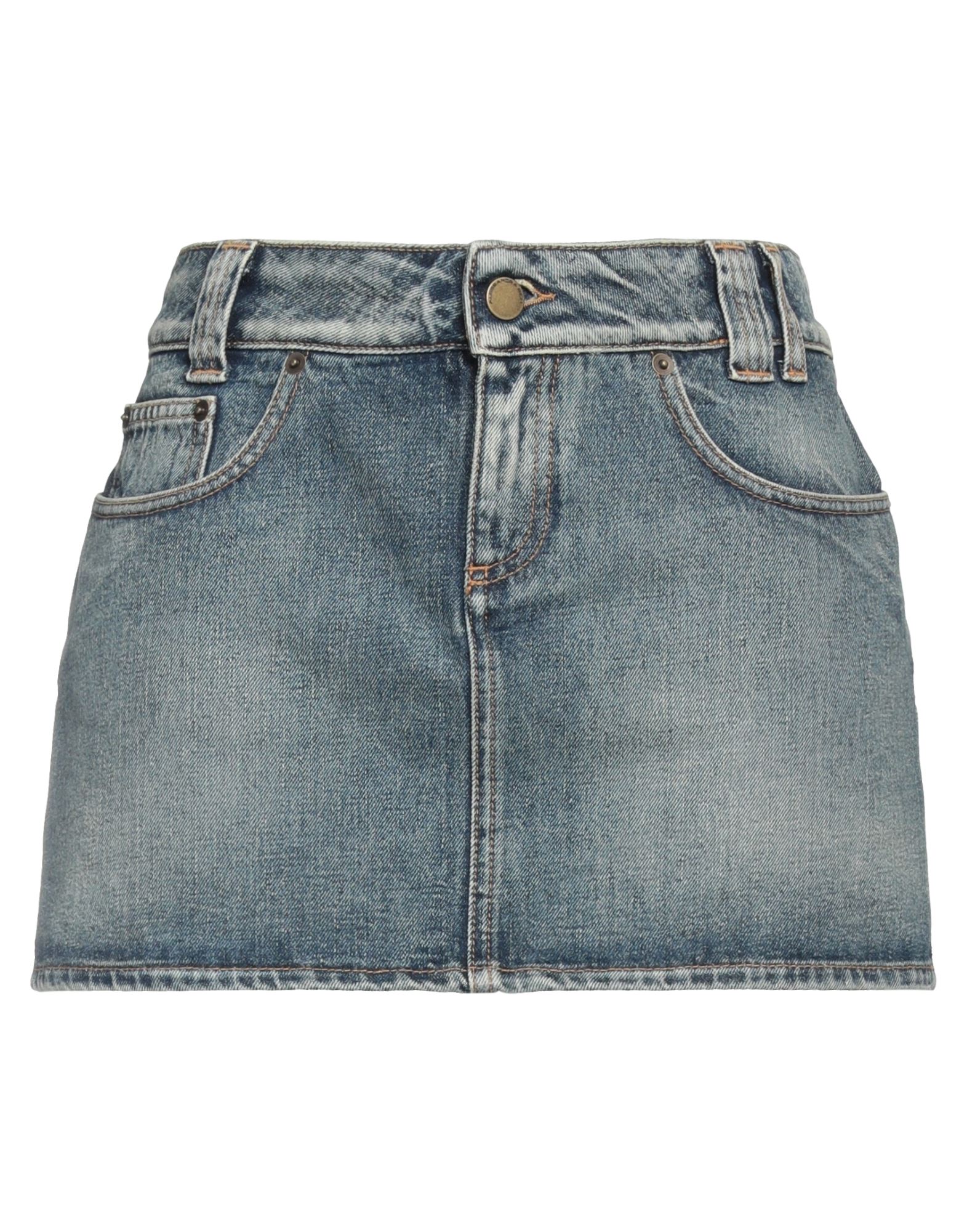 ALESSANDRA RICH Jeansrock Damen Blau von ALESSANDRA RICH