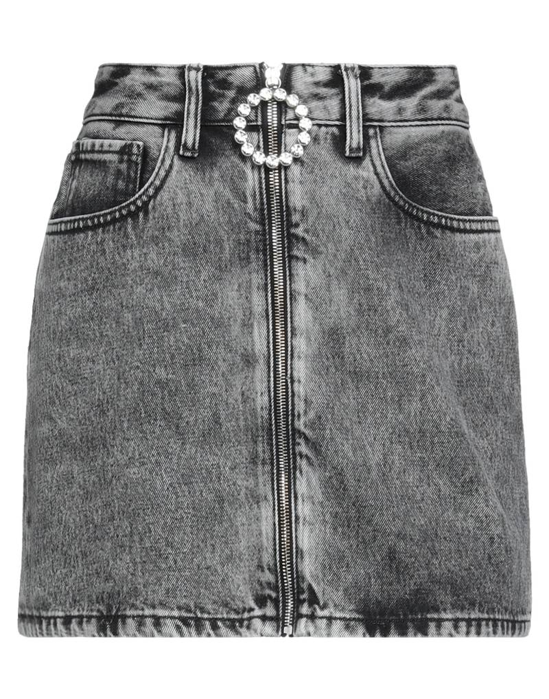 ALESSANDRA RICH Jeansrock Damen Schwarz von ALESSANDRA RICH