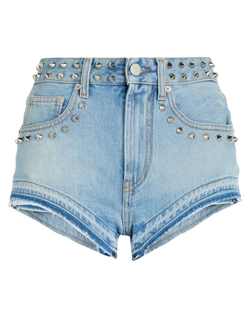 ALESSANDRA RICH Jeansshorts Damen Blau von ALESSANDRA RICH