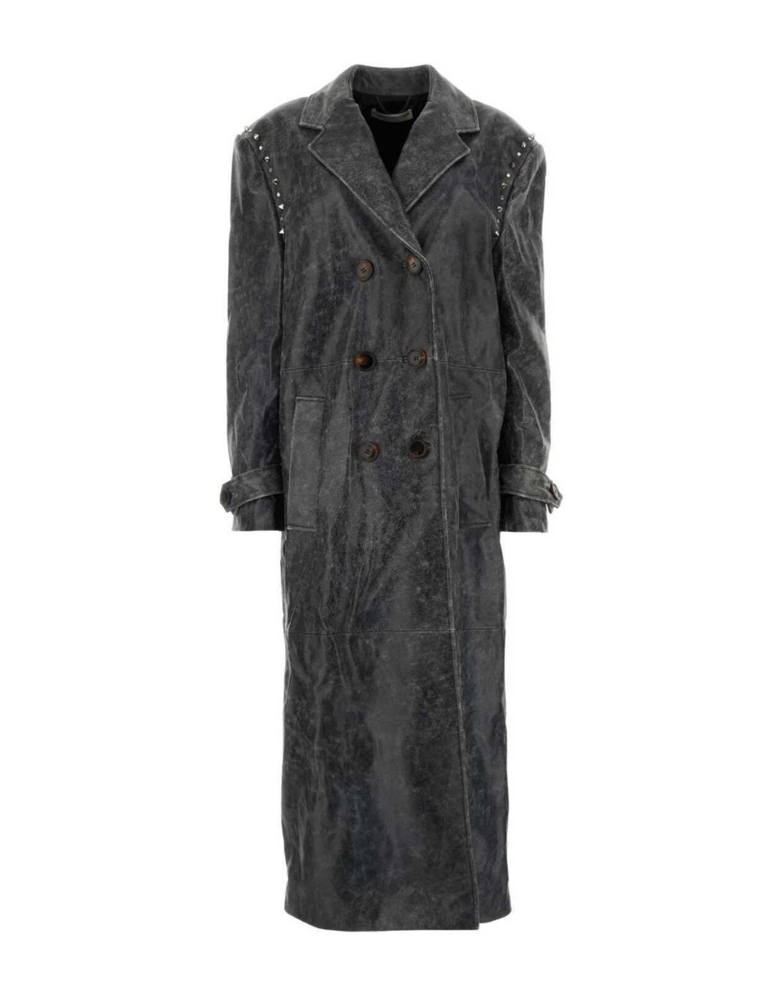 ALESSANDRA RICH Jacke, Mantel & Trenchcoat Damen Dunkelgrau von ALESSANDRA RICH