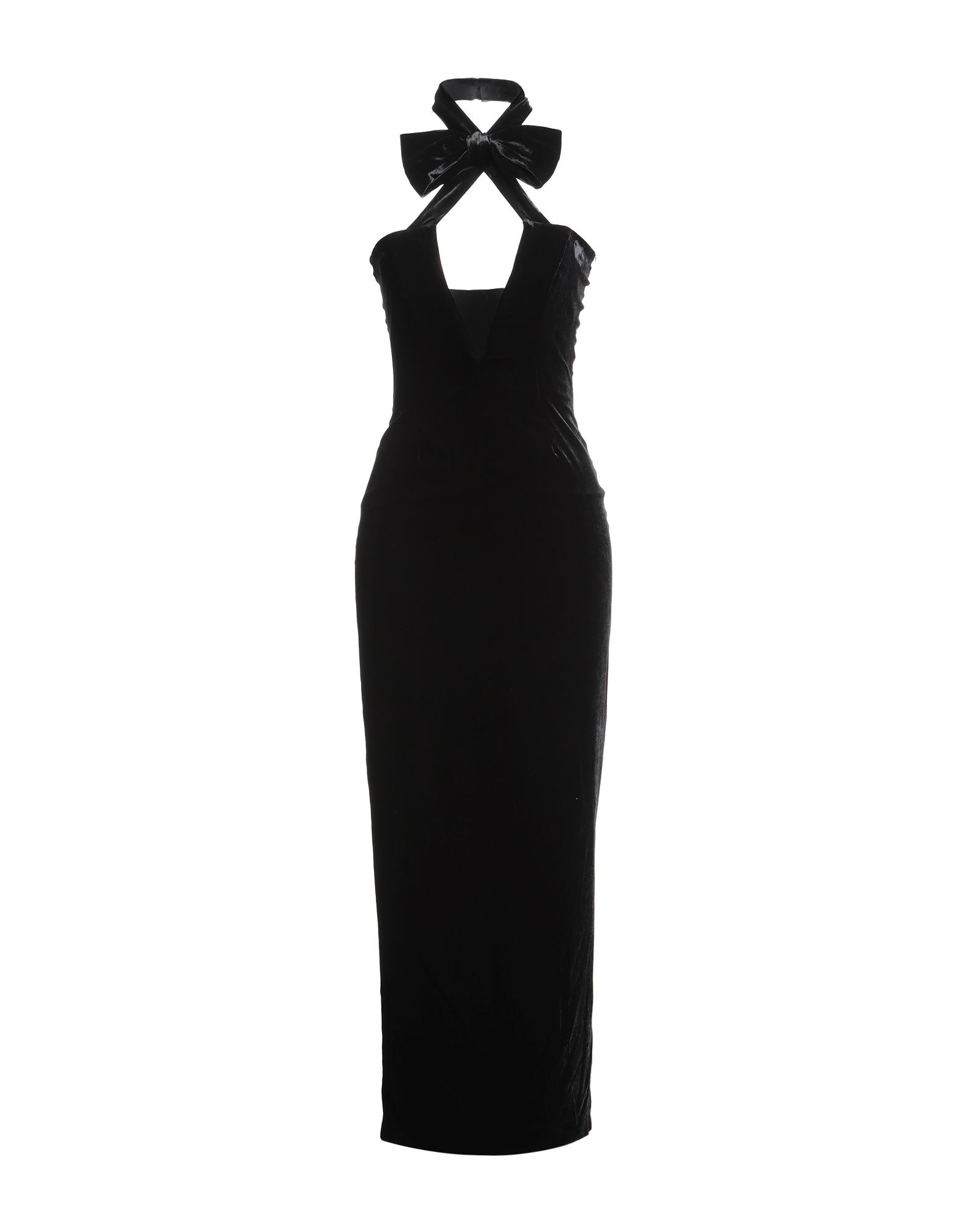 ALESSANDRA RICH Maxi-kleid Damen Schwarz von ALESSANDRA RICH