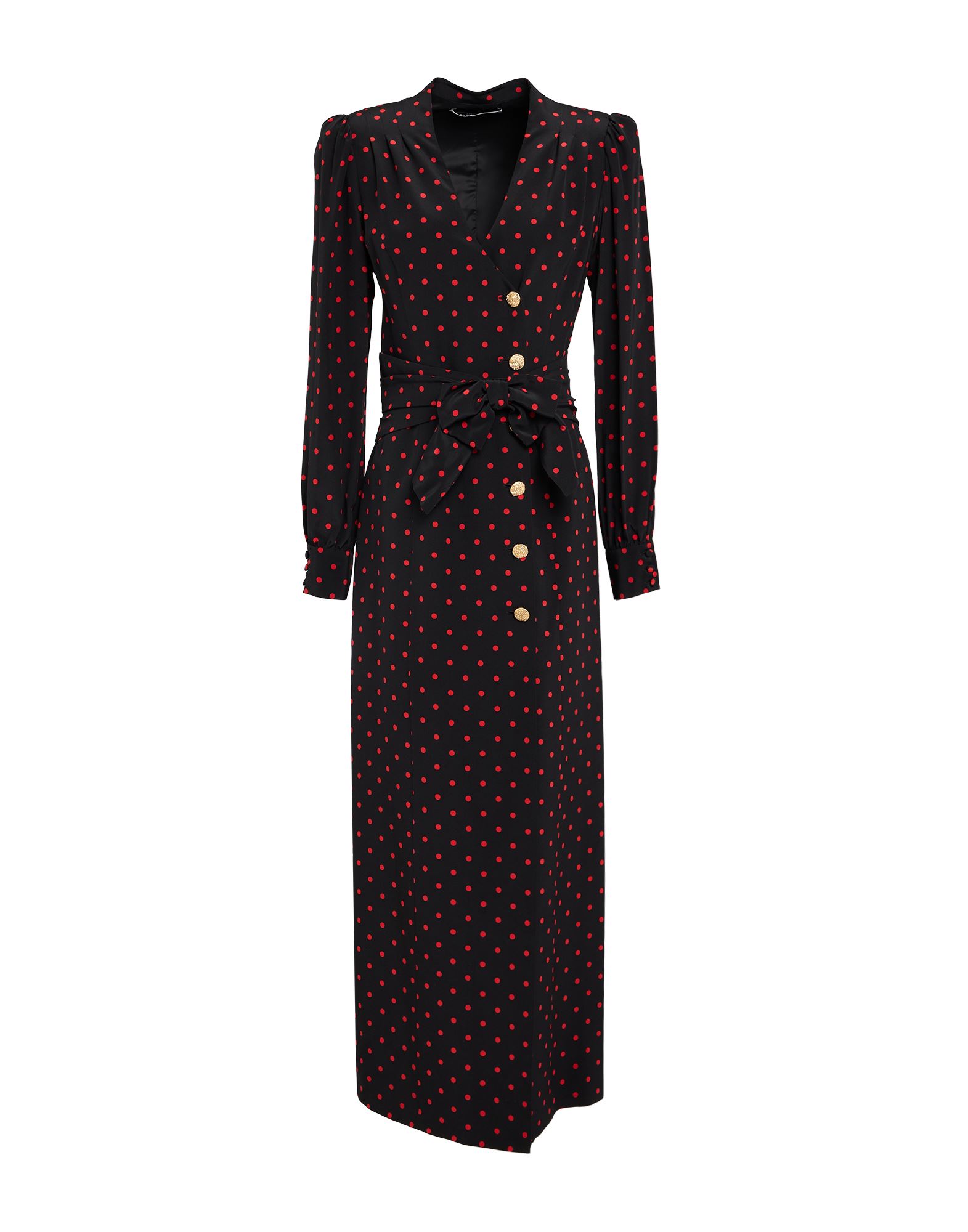 ALESSANDRA RICH Maxi-kleid Damen Schwarz von ALESSANDRA RICH