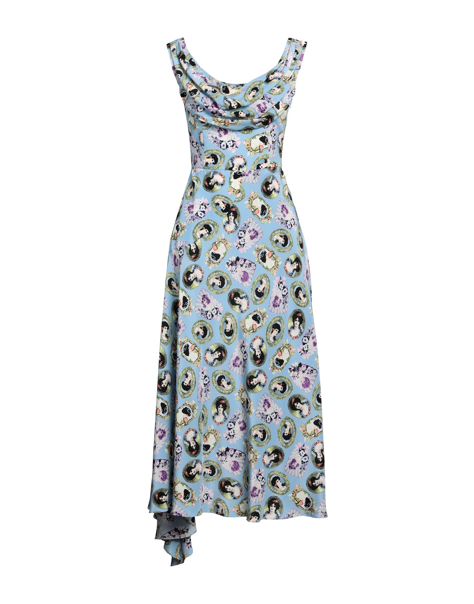 ALESSANDRA RICH Midi-kleid Damen Himmelblau von ALESSANDRA RICH