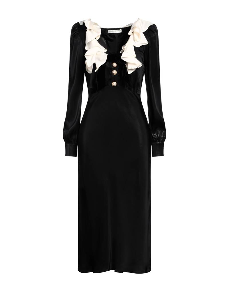 ALESSANDRA RICH Midi-kleid Damen Schwarz von ALESSANDRA RICH