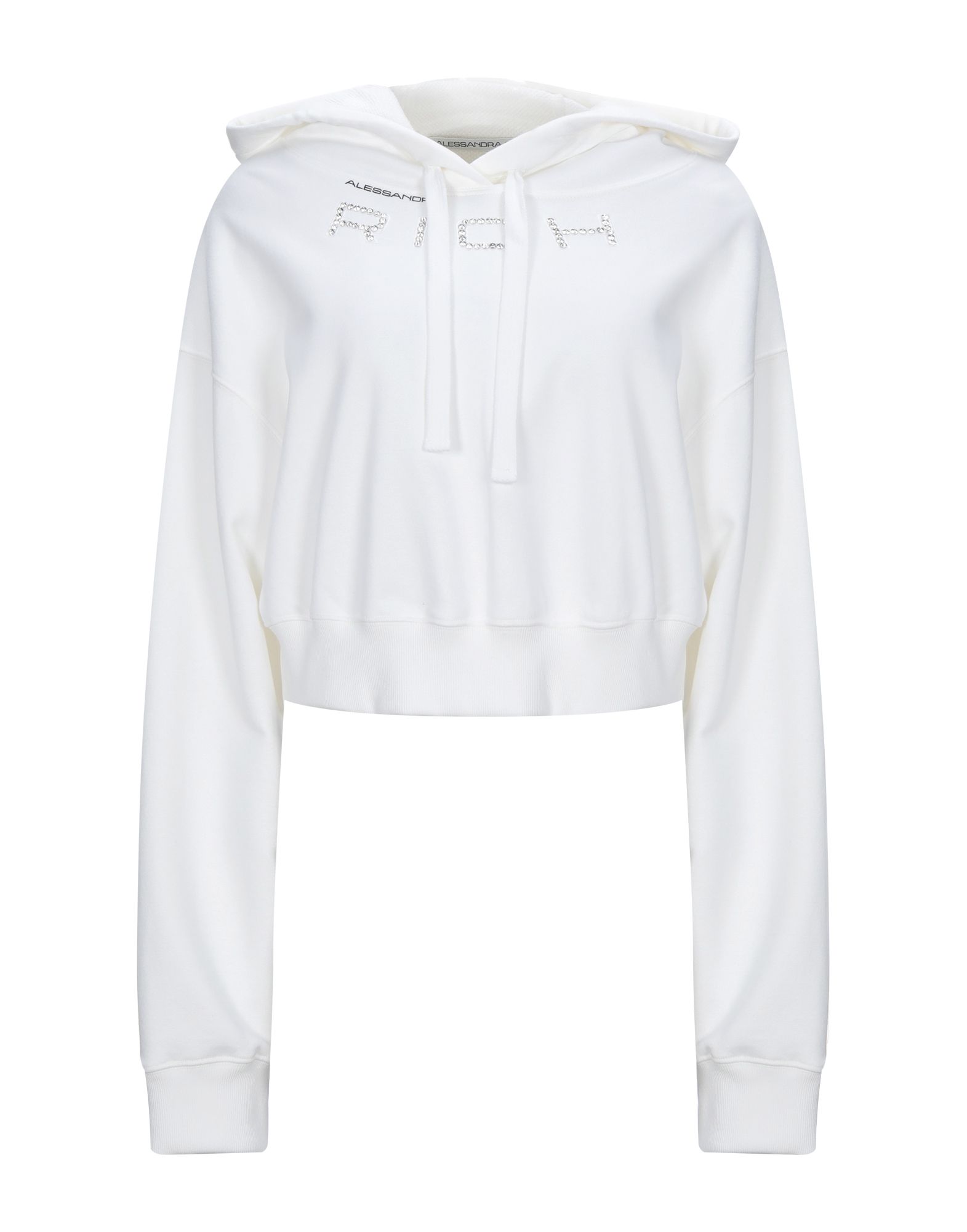 ALESSANDRA RICH Sweatshirt Damen Weiß von ALESSANDRA RICH