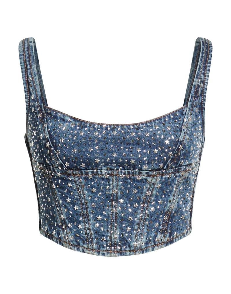 ALESSANDRA RICH Top Damen Blau von ALESSANDRA RICH