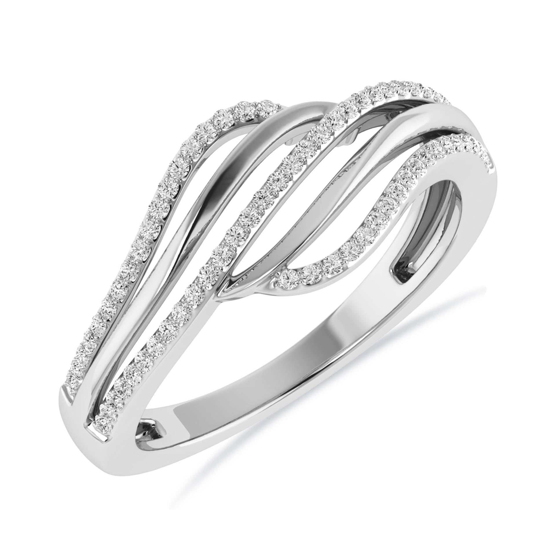 Alessandra Bettini® Damenring Trauung | 0.20 Cttw Naturdiamanten Mit Rundschliff 925Er Silber Ring Für Sie von ALESSANDRABETTINIINC