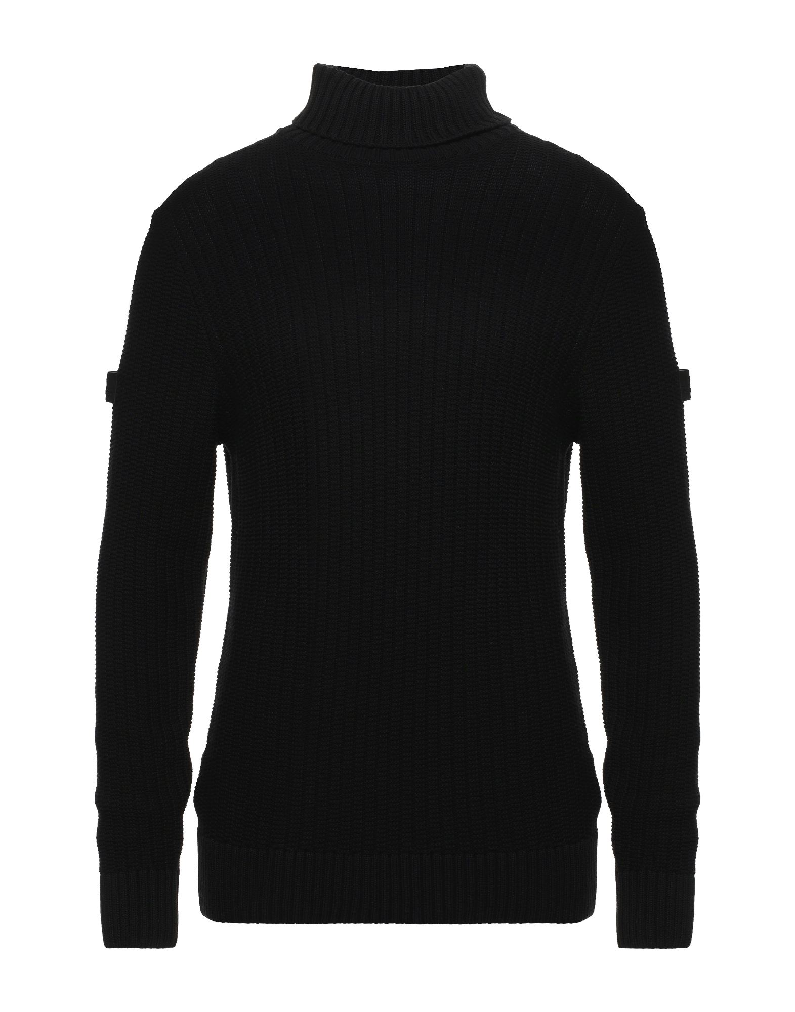 ALESSANDRO DELL'ACQUA Rollkragenpullover Herren Schwarz von ALESSANDRO DELL'ACQUA