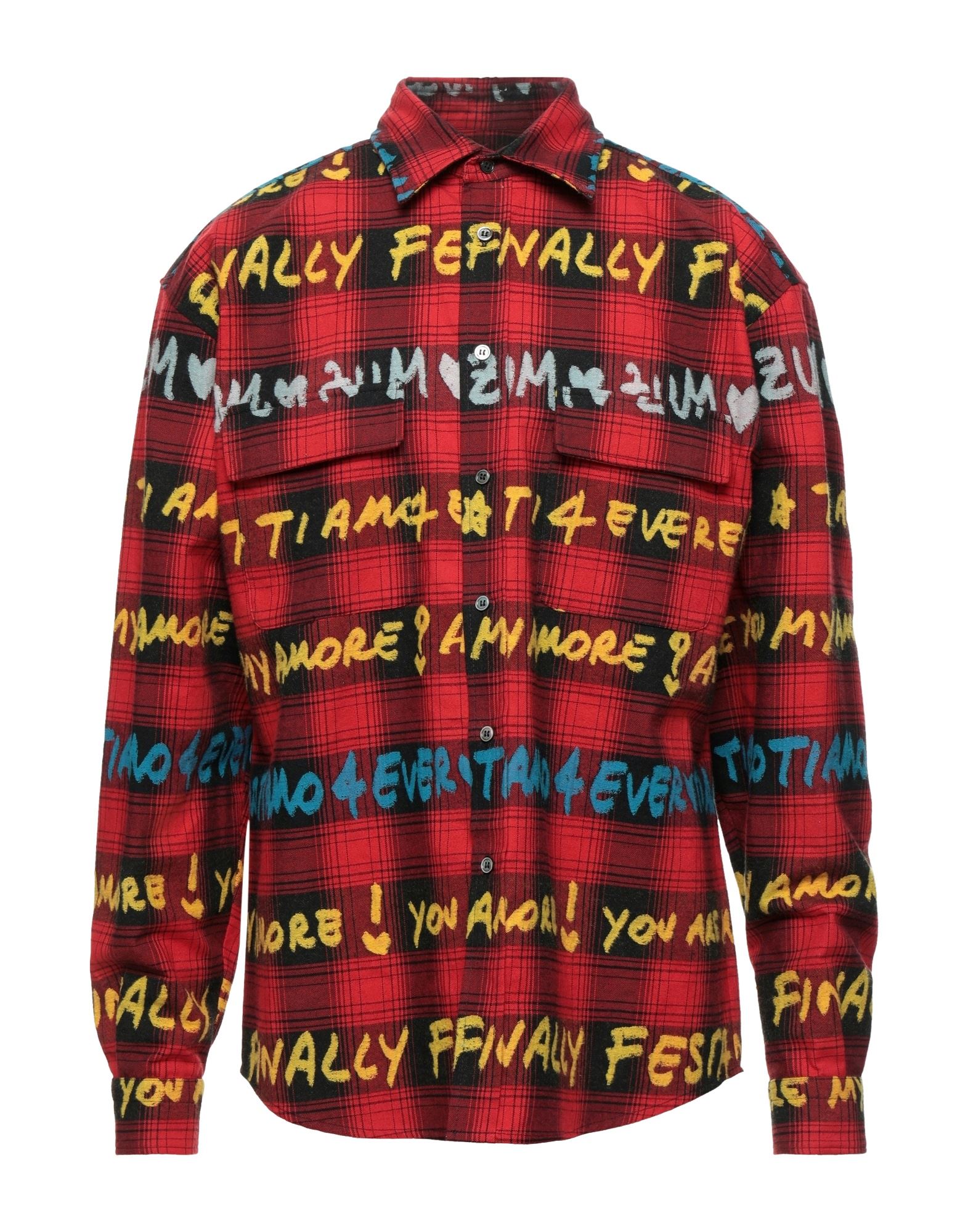 ALESSANDRO ENRIQUEZ Hemd Herren Rot von ALESSANDRO ENRIQUEZ