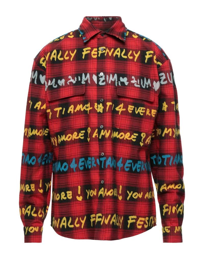 ALESSANDRO ENRIQUEZ Hemd Herren Rot von ALESSANDRO ENRIQUEZ