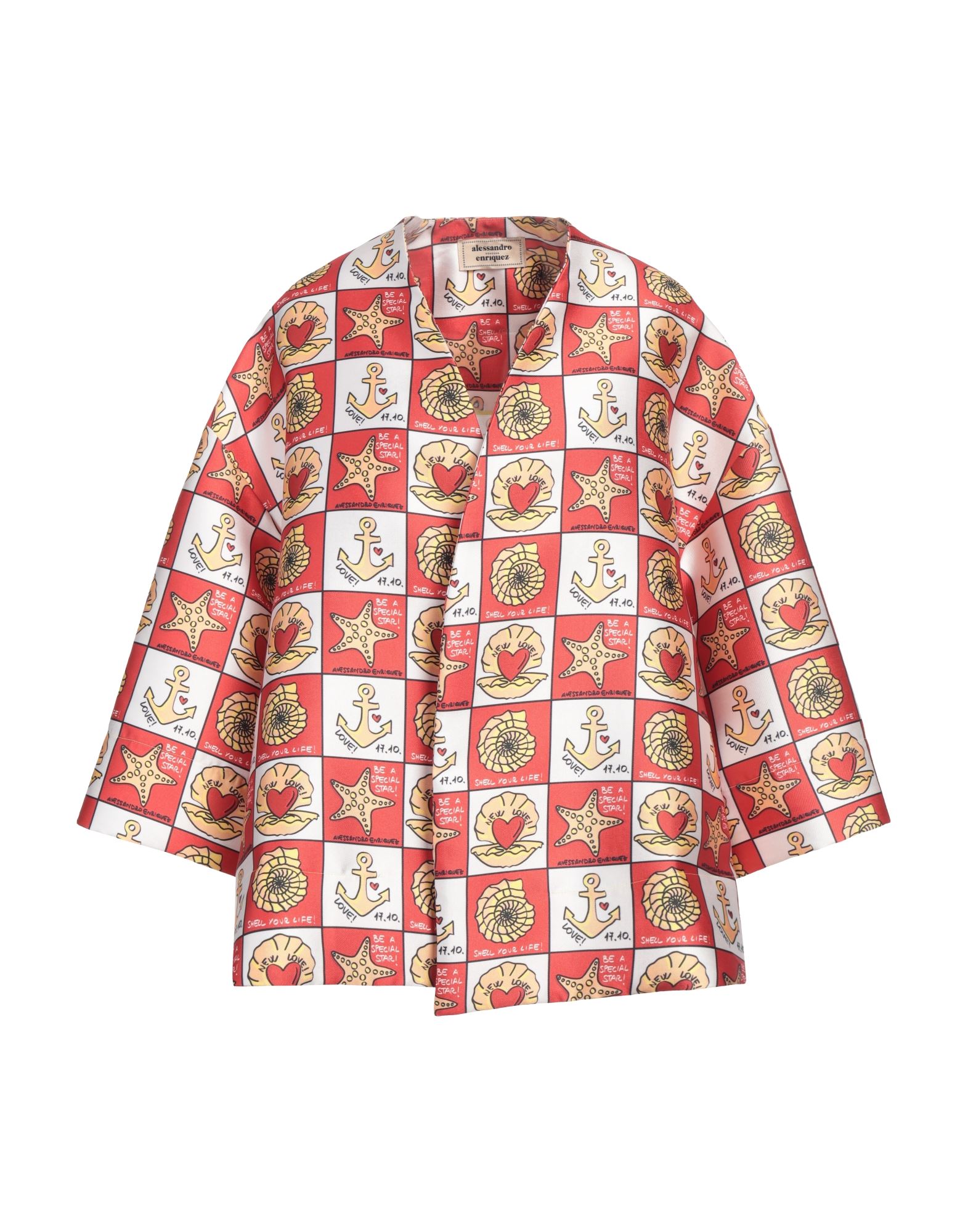 ALESSANDRO ENRIQUEZ Jacke & Anorak Damen Rot von ALESSANDRO ENRIQUEZ