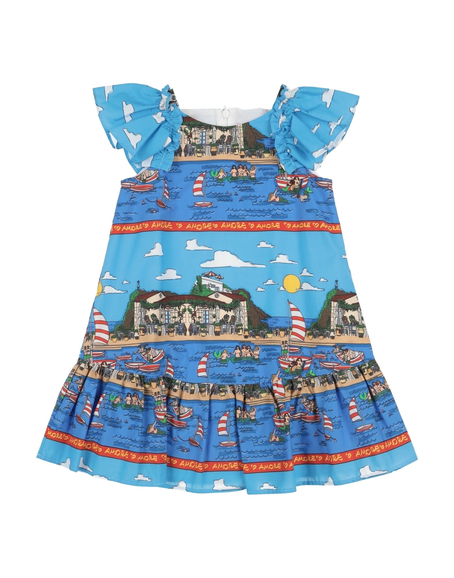 ALESSANDRO ENRIQUEZ Kinderkleid Kinder Azurblau von ALESSANDRO ENRIQUEZ