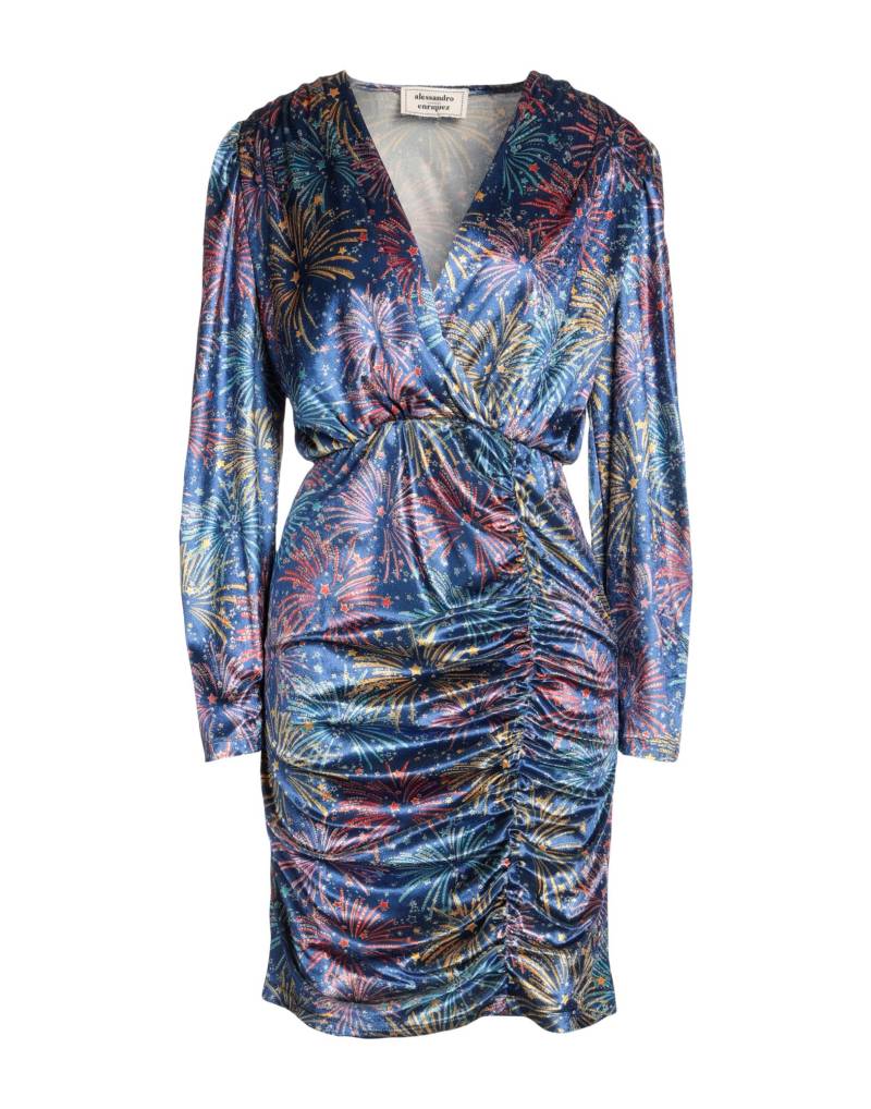 ALESSANDRO ENRIQUEZ Mini-kleid Damen Blau von ALESSANDRO ENRIQUEZ