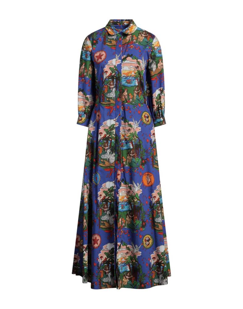 ALESSANDRO ENRIQUEZ Maxi-kleid Damen Blau von ALESSANDRO ENRIQUEZ