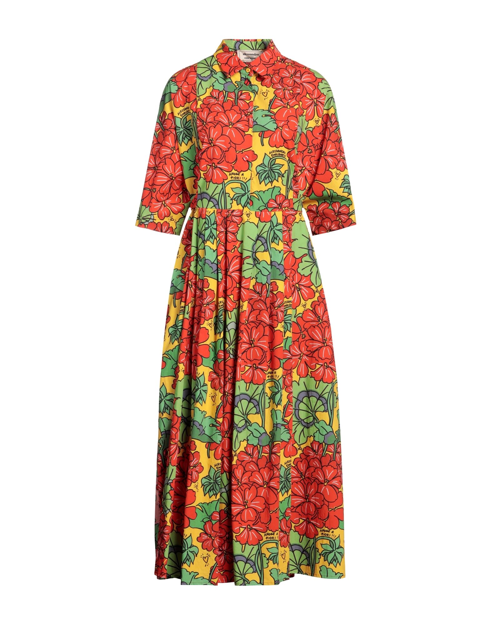 ALESSANDRO ENRIQUEZ Maxi-kleid Damen Orange ALESSANDRO ENRIQUEZ Maxi-kleid Damen Orange von ALESSANDRO ENRIQUEZ