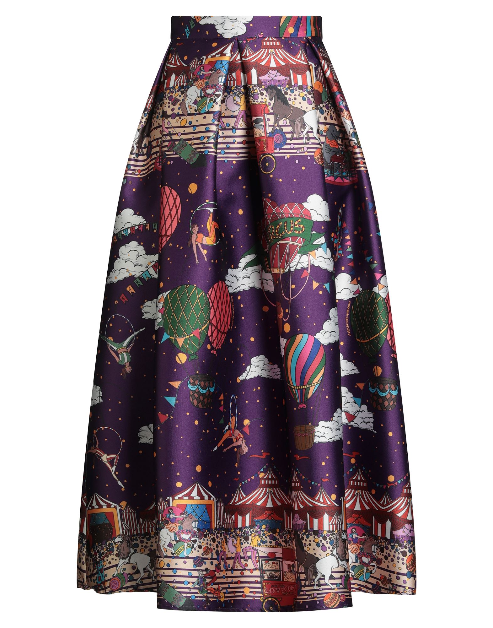 ALESSANDRO ENRIQUEZ Maxi-rock Damen Violett von ALESSANDRO ENRIQUEZ