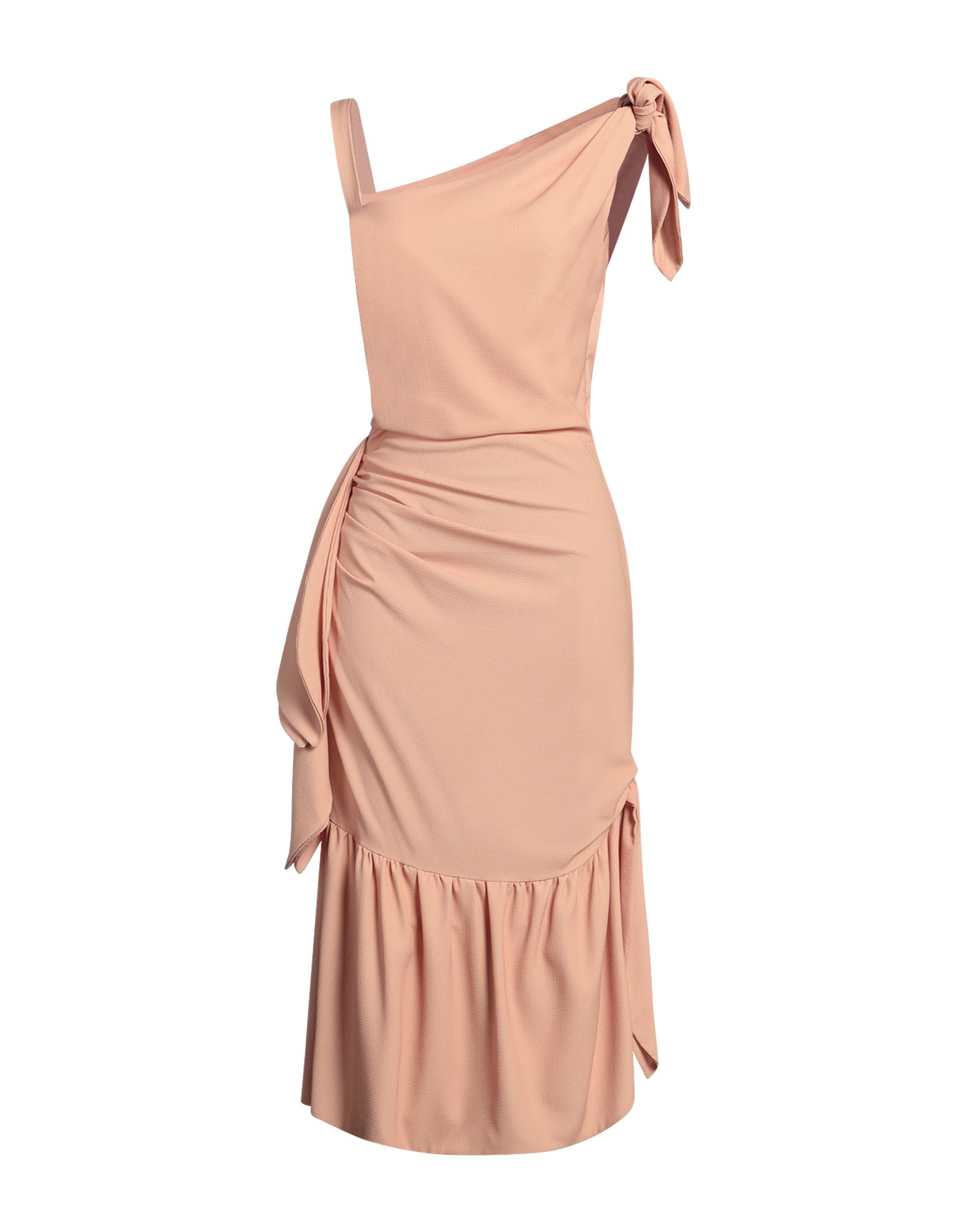 ALESSANDRO ENRIQUEZ Midi-kleid Damen Pfirsich von ALESSANDRO ENRIQUEZ