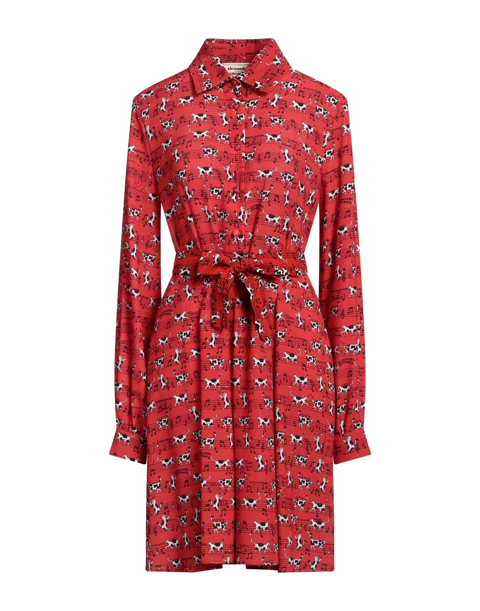 ALESSANDRO ENRIQUEZ Mini-kleid Damen Rot von ALESSANDRO ENRIQUEZ