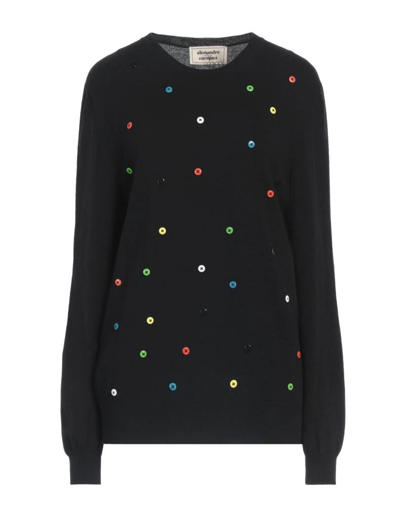 ALESSANDRO ENRIQUEZ Pullover Damen Schwarz von ALESSANDRO ENRIQUEZ