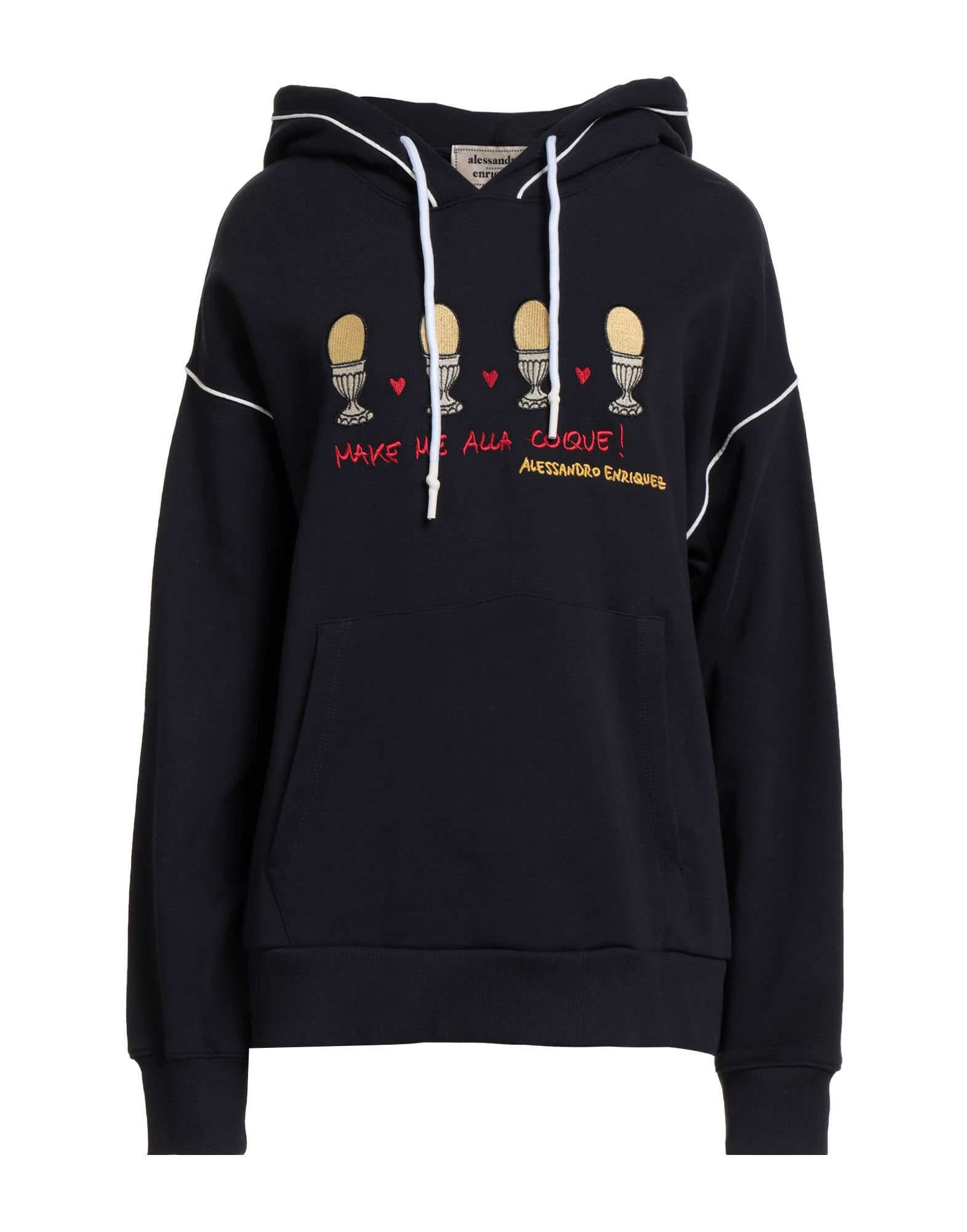 ALESSANDRO ENRIQUEZ Sweatshirt Damen Nachtblau von ALESSANDRO ENRIQUEZ