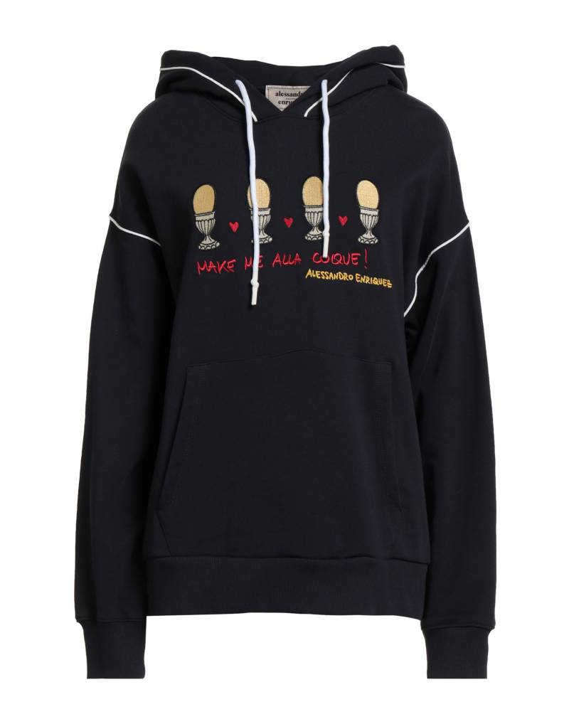 ALESSANDRO ENRIQUEZ Sweatshirt Damen Nachtblau von ALESSANDRO ENRIQUEZ
