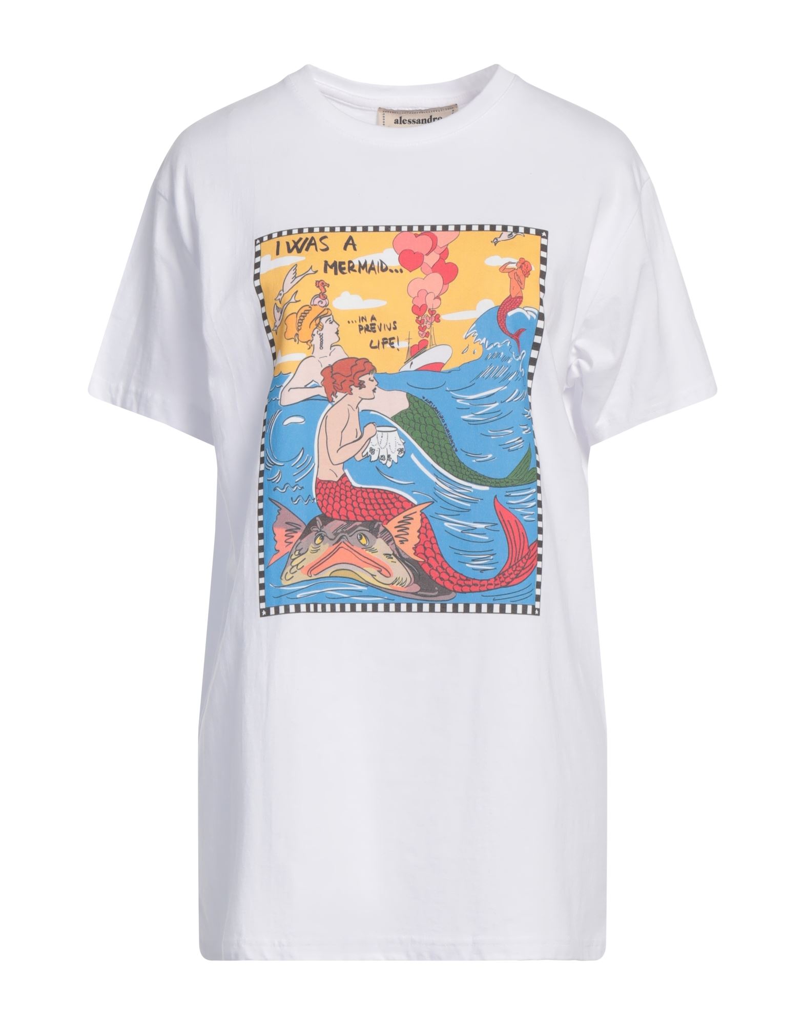 ALESSANDRO ENRIQUEZ T-shirts Damen Weiß ALESSANDRO ENRIQUEZ T-shirts Damen Weiß von ALESSANDRO ENRIQUEZ
